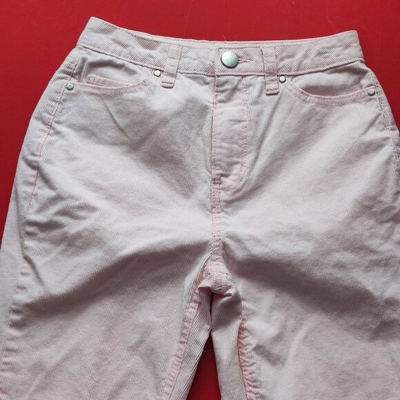 NOBO light pink corduroy pants women's junior size 1 - Picture 2 of 7